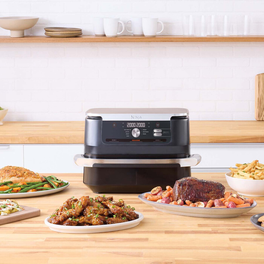 ninja foodi flexdrawer dual air fryer 10.4l af500uk