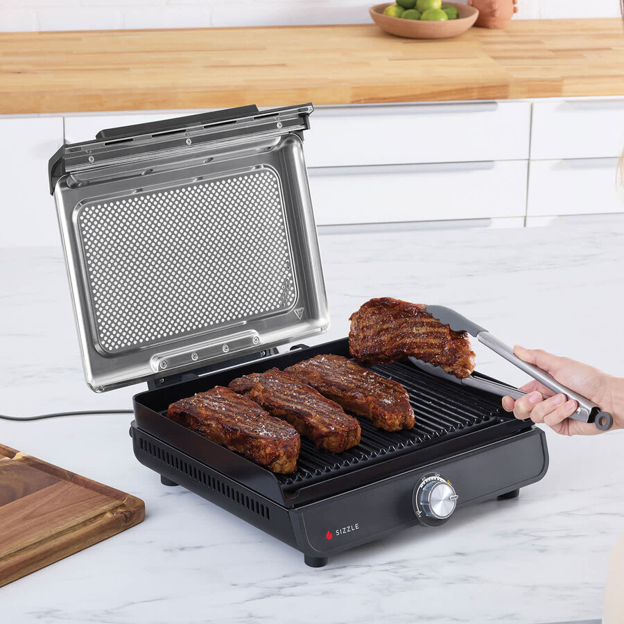 ninja sizzle indoor grill flat plate gr101uk