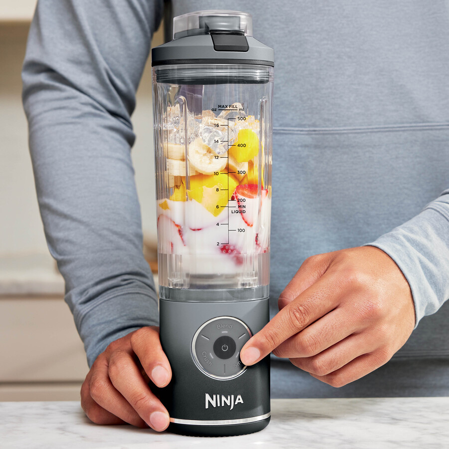 ninja blast max draagbare blender - cool grey bc251ukgy