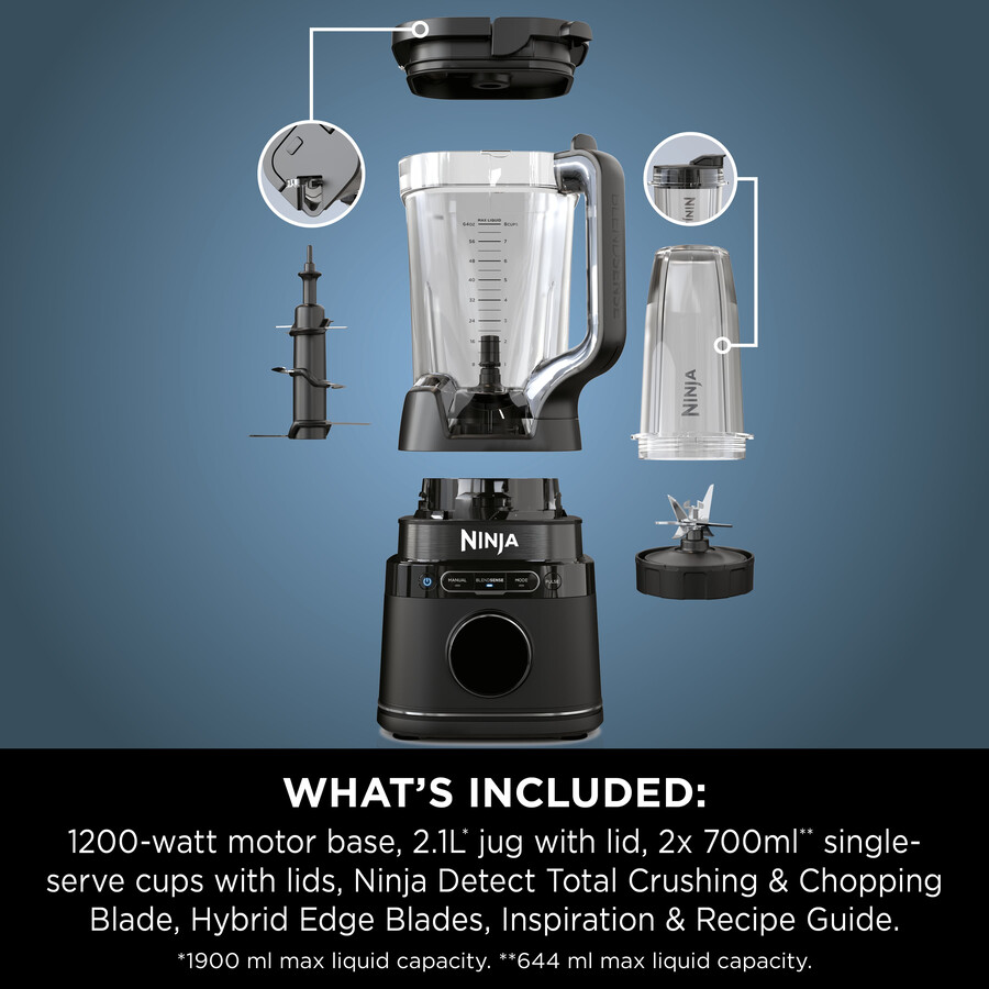 ninja detect power blender pro single serve tb301uk