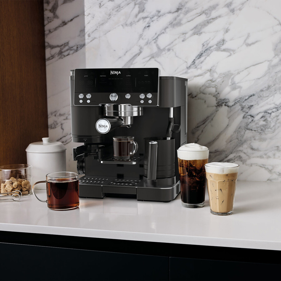 ninja luxe café premier espressomachine - zwart es601ukbk