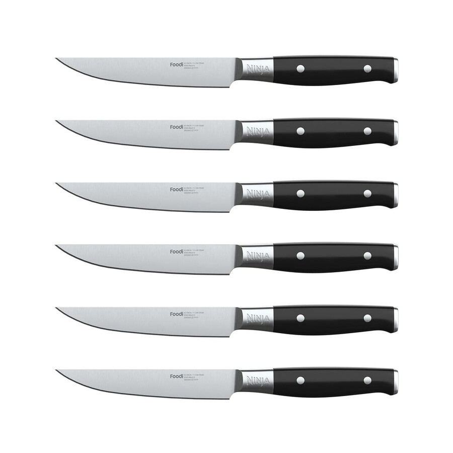 ninja foodi staysharp steakmessen – 6-delige set k32106uk