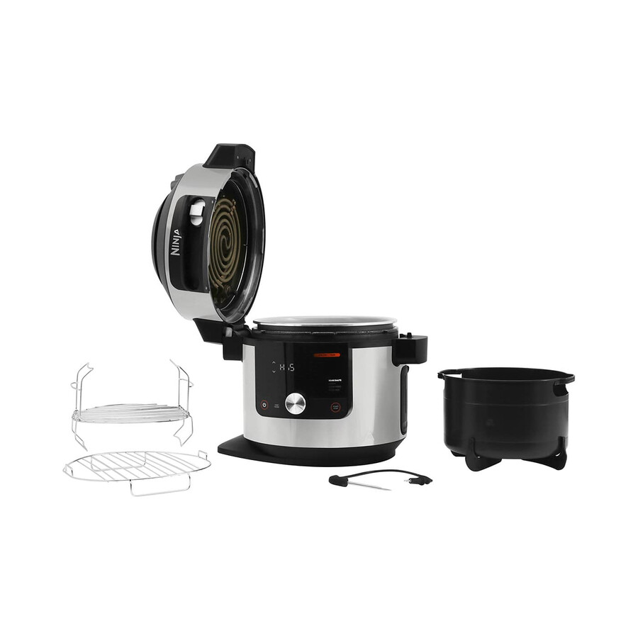 ninja foodi max 15-in-1 smartlid multicooker met smart cook system 75l ol750uk