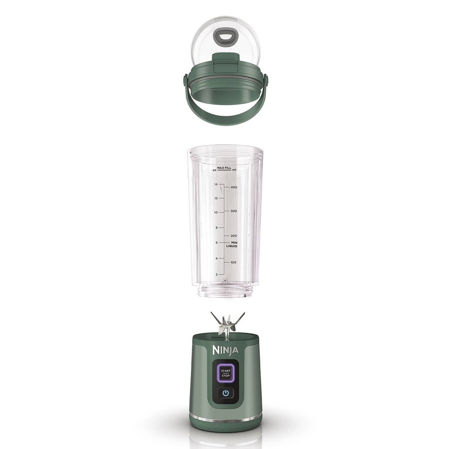 ninja blast draadloze draagbare blender – bosgroen bc151ukem